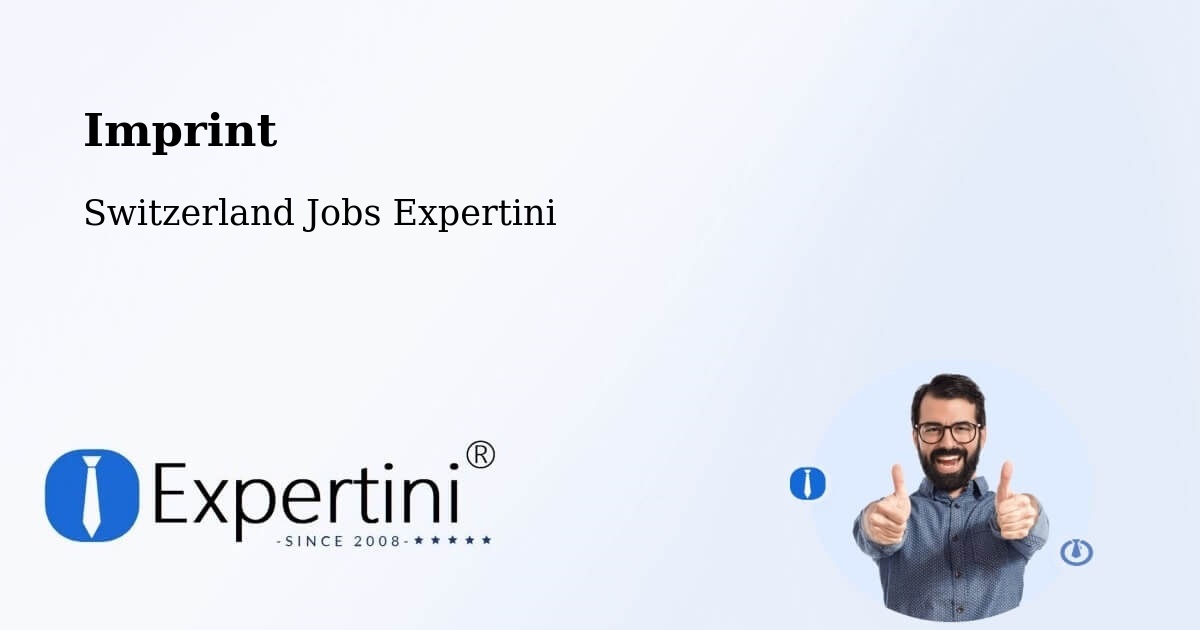 Imprint - Switzerland Jobs Expertini